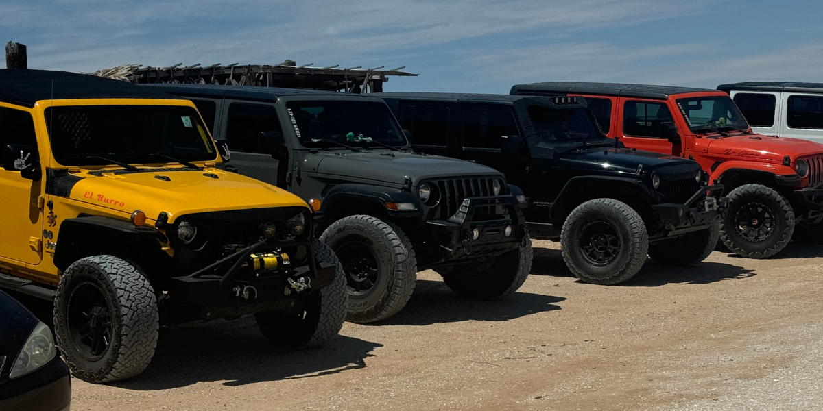 El Burro Jeep Lineup - Adventures await
